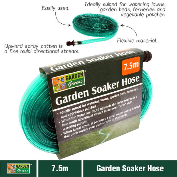Transform Your Garden with the 7.5/15M Soaker Hose Irrigation System for Lush, Thriving Plants and Flowers!