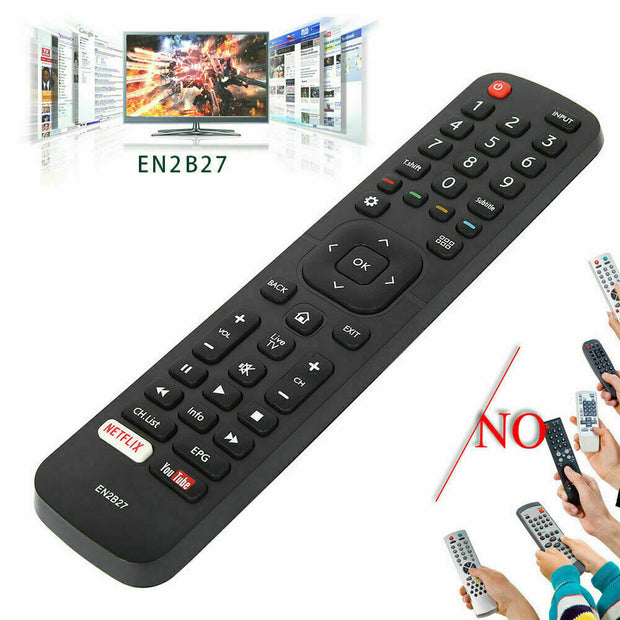 Premium OEM Remote Control for HISENSE TV - EN-2B27 RC3394402/01 3139 238