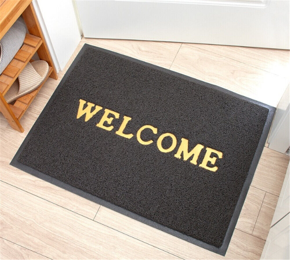 Luxury Non-Slip PVC Welcome Mat - Ultimate Mud & Water Absorbent Entrance Rug