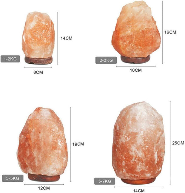 Natural Himalayan Salt Lamp – Crystal Rock Shaped Pink Night Light (5-7KG)