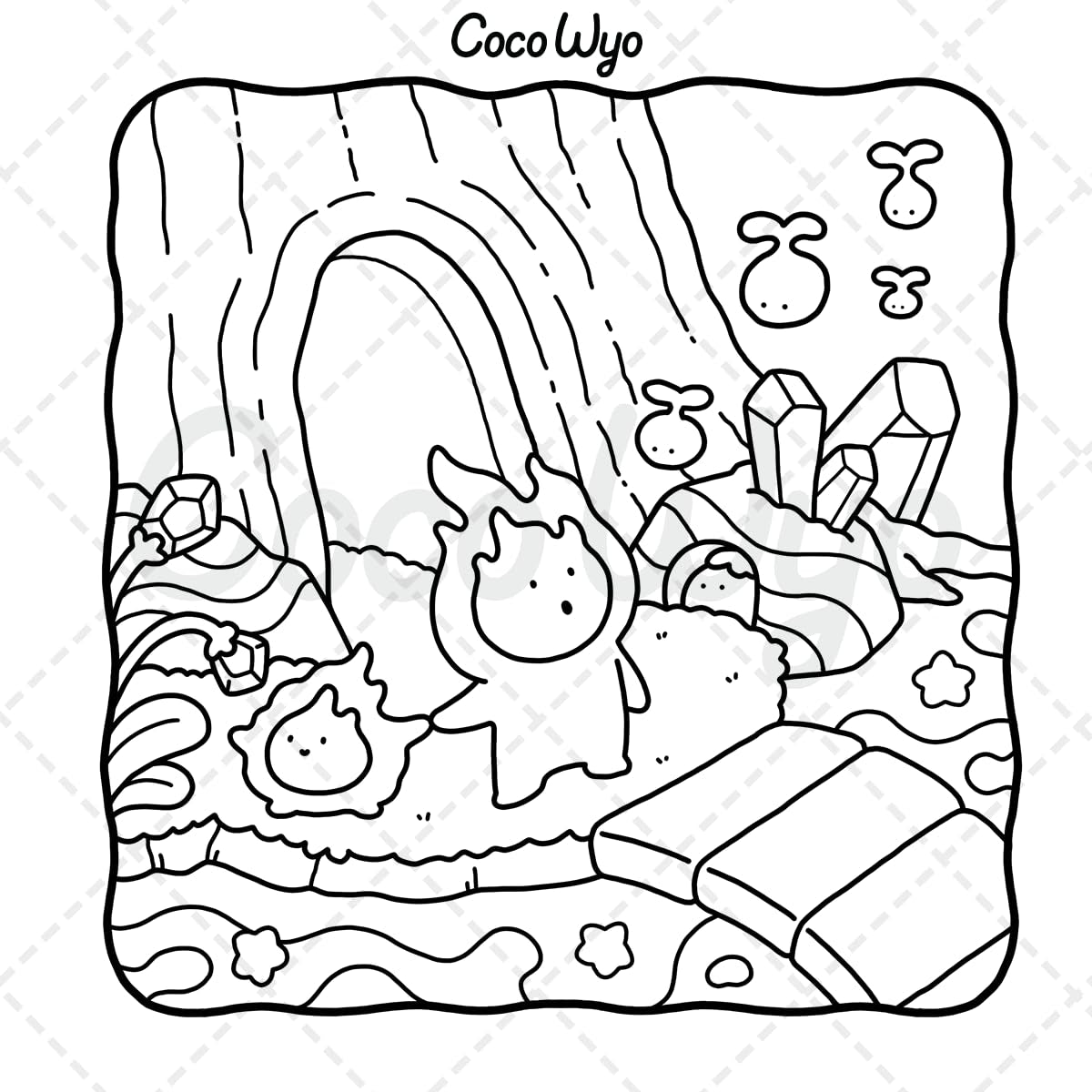 Lala Friends: Coloring Book for Adults and Teens Featuring Dreamy Characters in Imagined Worlds