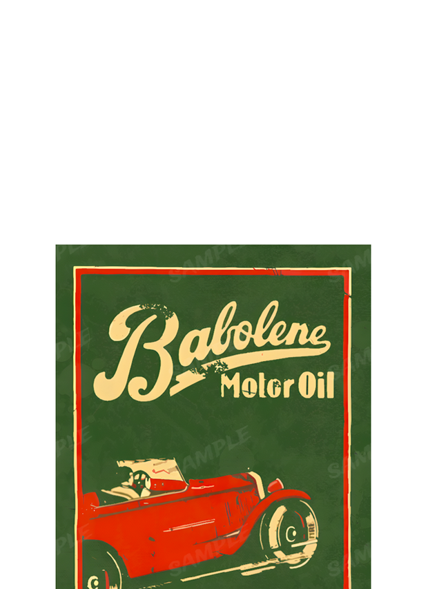 BABOLENE MOTOR OIL BABCOCK BROS AUTO SUPPLY