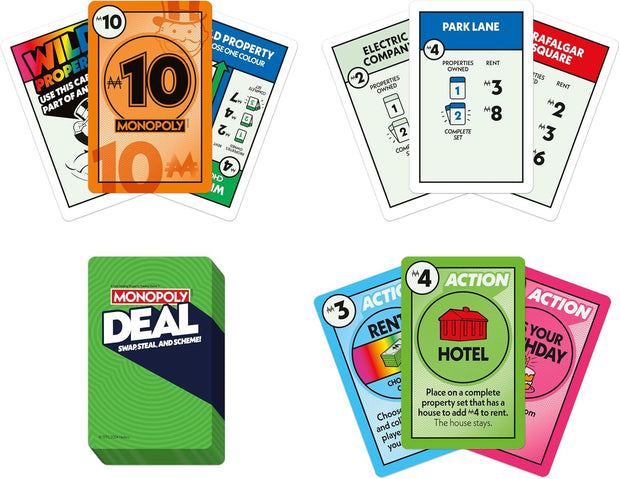 Deal Card Game – Fast & Fun Family Game | Ages 8+ | 2-5 Players | 15-Min Quick Play | Great for Travel