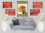 BEHIND MY BACK Vintage Retro Home Wall Shed Garage Poster Décor Bar Wall Tin Metal Signs