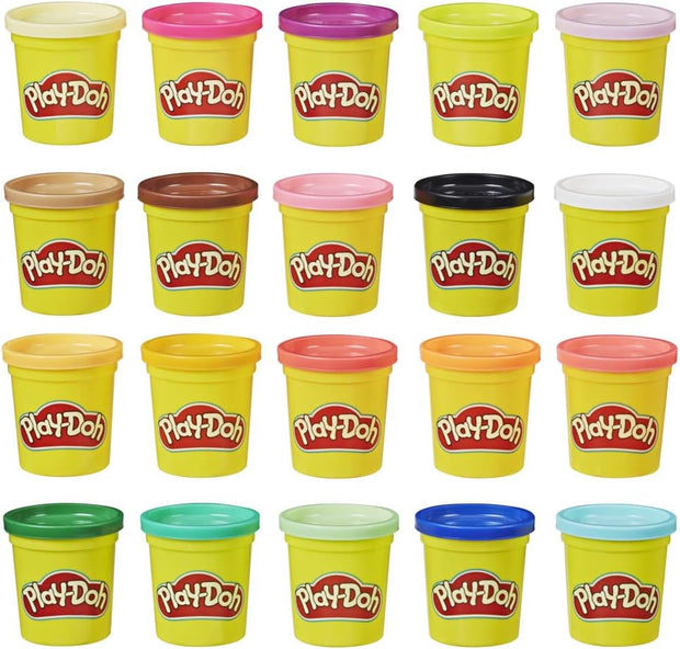 Hasbro Super Color Pack – 20 Tubs of Dough | Sensory & Educational Craft Toy for Kids Ages 2+