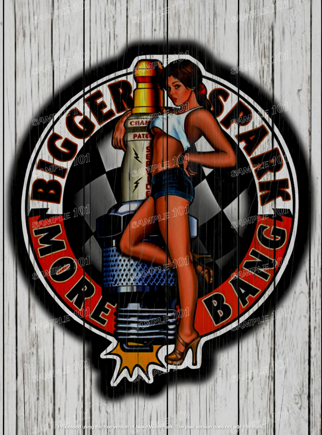 BIGGER SPARK Rustic Look Home Wall Décor Reproduction Bar Wall Tin Metal Signs