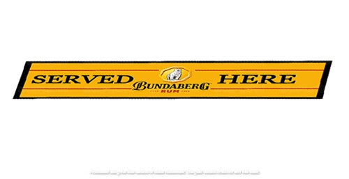 Buy BUNDABERG RUM Aussie Beer Spill Mat - Elevate Your Bar Experience | Tin Sign Factory Australia