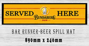 Buy BUNDABERG RUM Aussie Beer Spill Mat - Elevate Your Bar Experience | Tin Sign Factory Australia