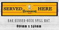 Buy BUNDABERG RUM Aussie Beer Spill Mat - Elevate Your Bar Experience | Tin Sign Factory Australia