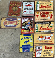 Rustic Look Signs- Buy Any 10 Designs Retro/ Vintage Tin Metal Sign Man Cave, Wall Home Décor, Shed-Garage, and Bar