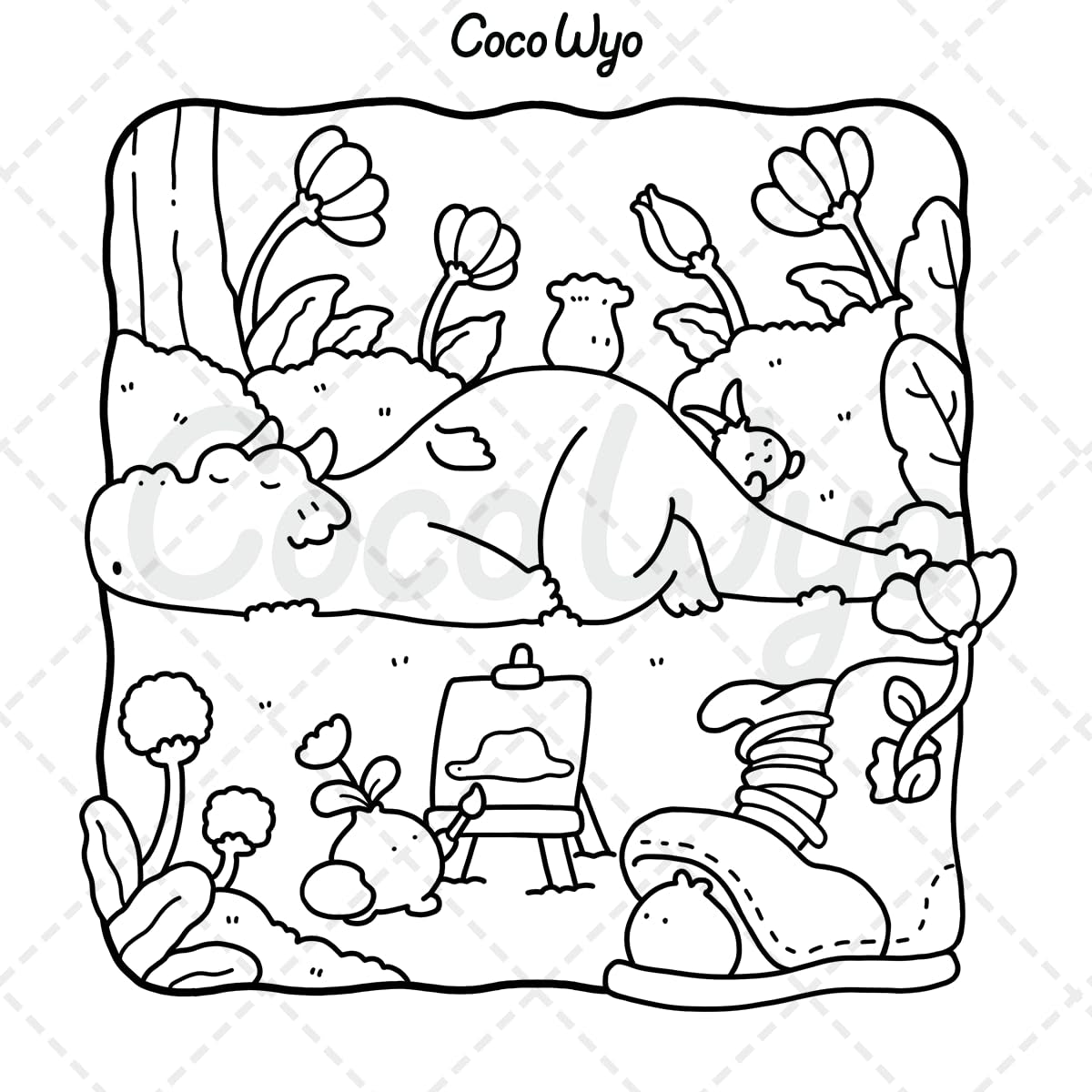 Lala Friends: Coloring Book for Adults and Teens Featuring Dreamy Characters in Imagined Worlds