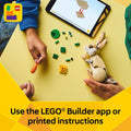 Creator 3-in-1 Cute Bunny Toy – Build a Rabbit, Llama, or Seal | Fun Construction Kit for Kids Ages 8+