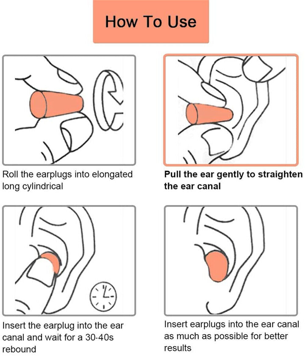 Ultimate Comfort Disposable Foam Ear Plugs - 32dB Noise Cancelling for Peaceful Sleep & Snoring Relief - 20 Pairs