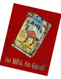CAMEL TURKISH BLEND Man Cave Shed-Garage and Bar 60x40cm Tin Décor Metal Sign - Tin Sign Factory Australia