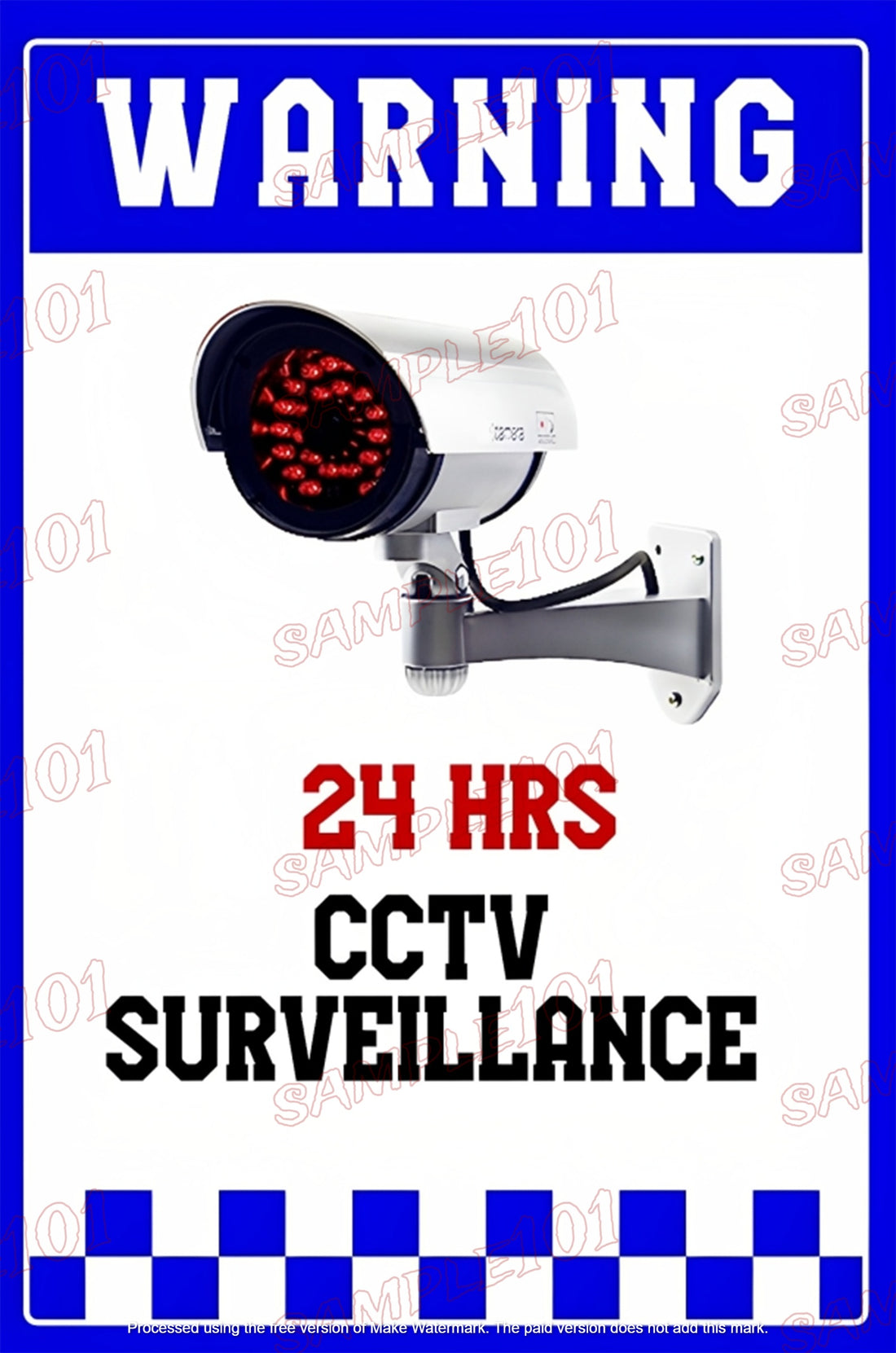CCTV SURVEILLANCE Retro Vintage Rustic Look Home Wall Décor Reproduction Bar Wall Tin Metal Signs
