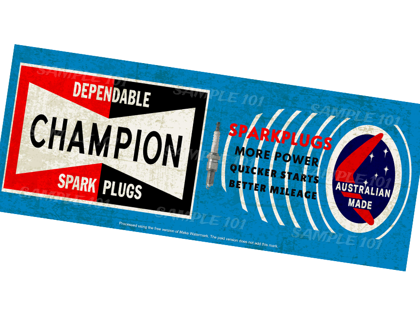 CHAMPION SPARKPLUGS POWER