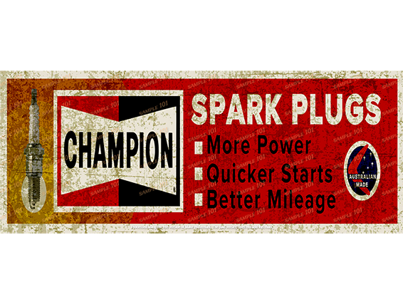 CHAMPION SPARK PLUGS BETTER MILEAGE AUSTRALIAN MADE