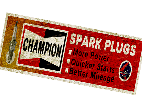 CHAMPION SPARK PLUGS BETTER MILEAGE AUSTRALIAN MADE