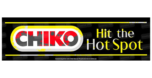 CHIKO HIT THE HOT SPOT BAR MAT MATS BAR RUNNER