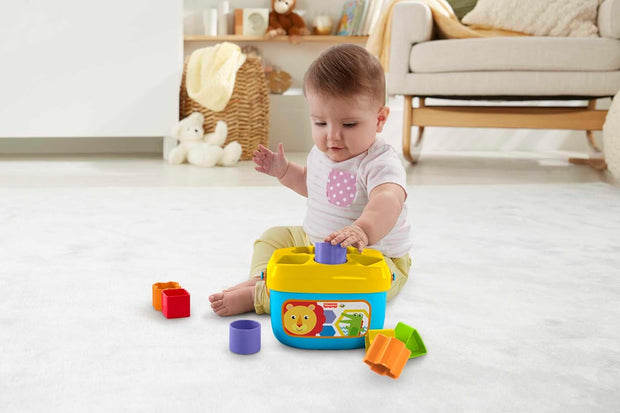 Baby’s First Blocks – Stacking & Sorting Toy | Set of 10 Shapes for Infants 6+ Months