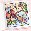 Cozy Cuties – A Cute & Comfy Coloring Book for All Ages
