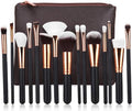 15-Piece Soft Pro Makeup Brush Set – Face Powder, Eyeshadow, Blending & Highlight Tools