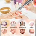 35,000 RPM Rechargeable Portable Nail Drill Machine – Professional E-File for Manicure & Pedicure (Silver)