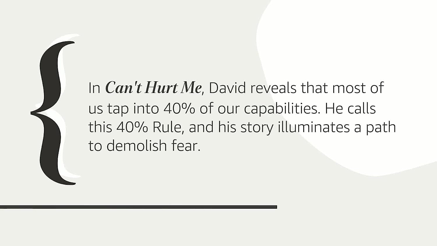 Can’t Hurt Me – Master Your Mind & Defy the Odds with David Goggins