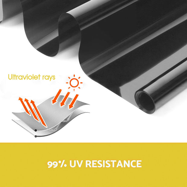 Car Home Window Tint Film Black Roll 5% VLT 760Mm*7M Tinting Tools Kit