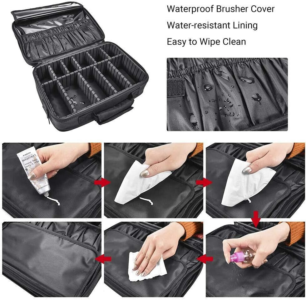 Portable Makeup Bag Cosmetic Case Storage Box Travel Organizer Pouch Toiletry
