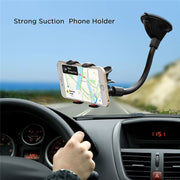 360° Rotating Universal Car Windshield Mount for Phone & GPS - Long Arm Cradle AU