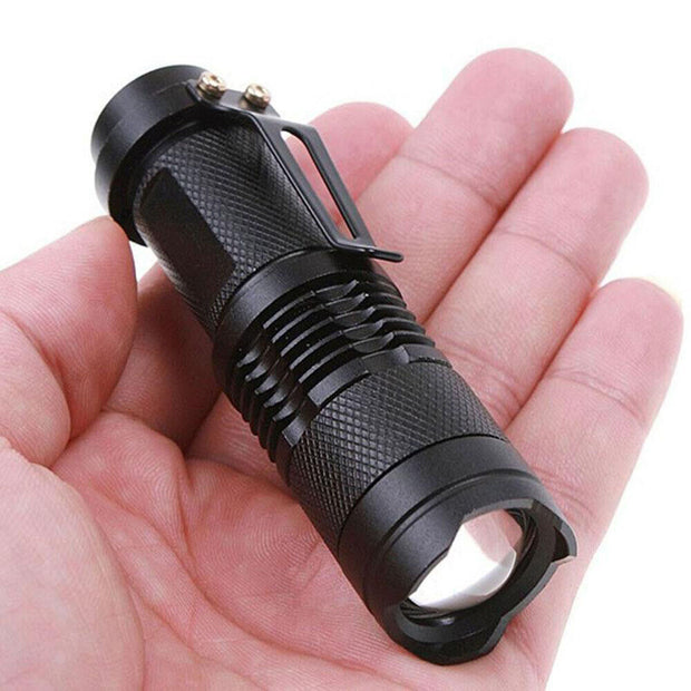 Ultra-Strong 365 Nm UV LED Blacklight Flashlight - Perfect for Inspections & Detection