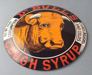 Vintage Round Lion Kool Dick Tracy Motor Oils Decorative Metal Sign