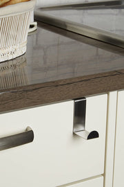 Premium Stainless Steel Over-Door Hooks - 4 Pack for Ultimate Coat and Clothes Storage Solution