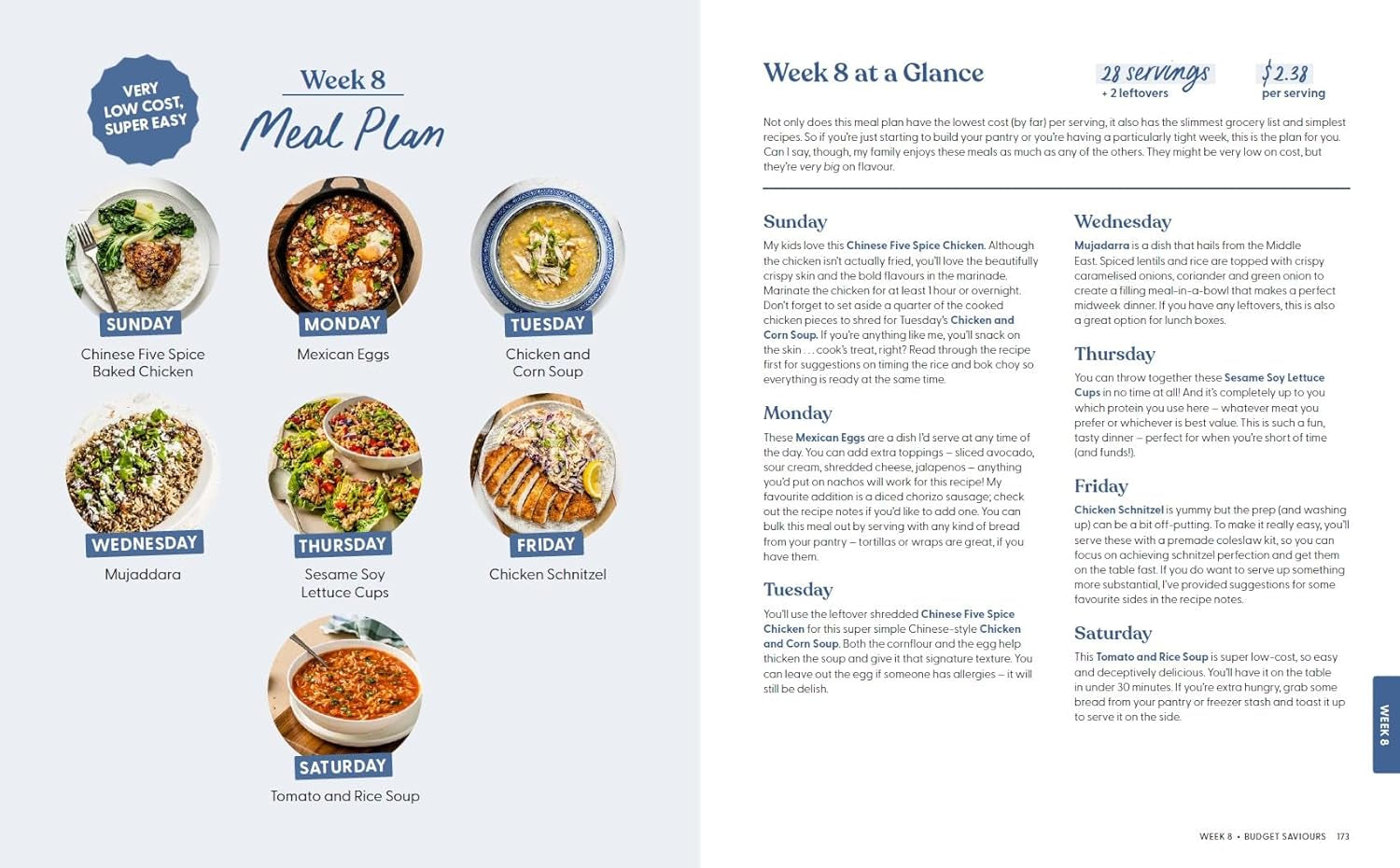 Money-Saving Meal Plans with Chelsea: Weekly Meal Plans with Shopping Lists . Family-Friendly Dinners . Average $3 per Serve