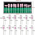 12PCS Nail Drill Bit Set – Acrylic Nail File & Pedicure Tools for Salon Use