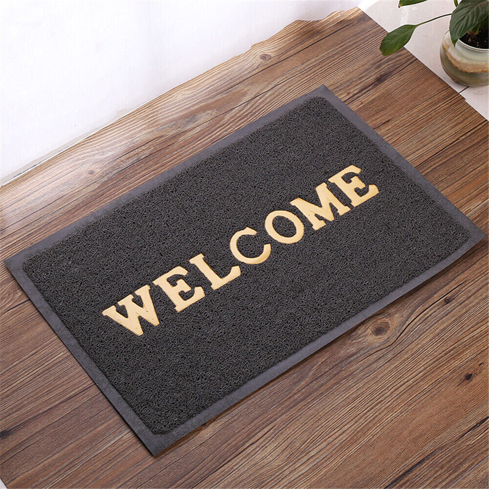 Luxury Non-Slip PVC Welcome Mat - Ultimate Mud & Water Absorbent Entrance Rug