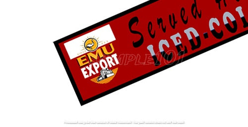Buy EMU EXPORT BLACK Aussie Beer Spill Mat - Enhance Your Bar with Premium Barware | Tin Sign Factory Australia
