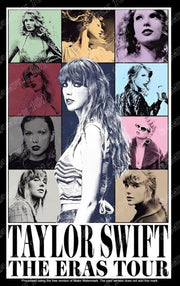 THE ERAS TOUR Metal Tin Sign Taylor Swift Music Poster Wall Décor Home Bar Room Garage Plaque