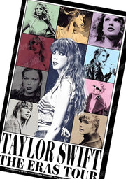 THE ERAS TOUR Metal Tin Sign Taylor Swift Music Poster Wall Décor Home Bar Room Garage Plaque