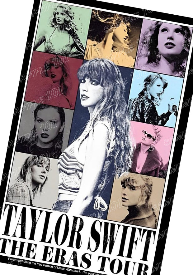THE ERAS TOUR Metal Tin Sign Taylor Swift Music Poster Wall Décor Home Bar Room Garage Plaque