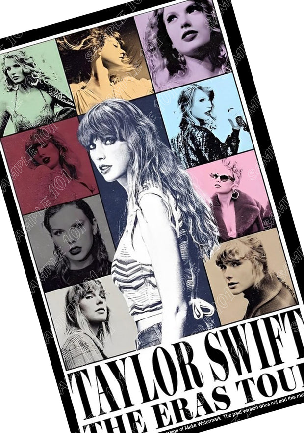 THE ERAS TOUR Metal Tin Sign Taylor Swift Music Poster Wall Décor Home Bar Room Garage Plaque