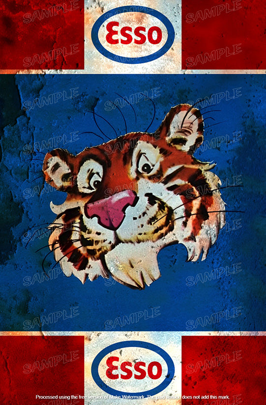 ESSO TIGER GASOLINE ADVERTISING