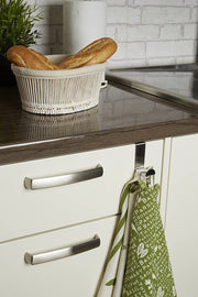 Premium Stainless Steel Over-Door Hooks - 4 Pack for Ultimate Coat and Clothes Storage Solution