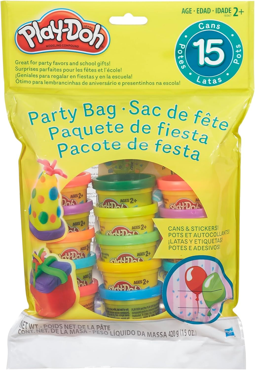 Party Favor Pack – 15 Mini Cans | Fun Treats for Kids’ Parties, Trick-or-Treat, & Classroom Prizes | Ages 2+ | 1oz Each