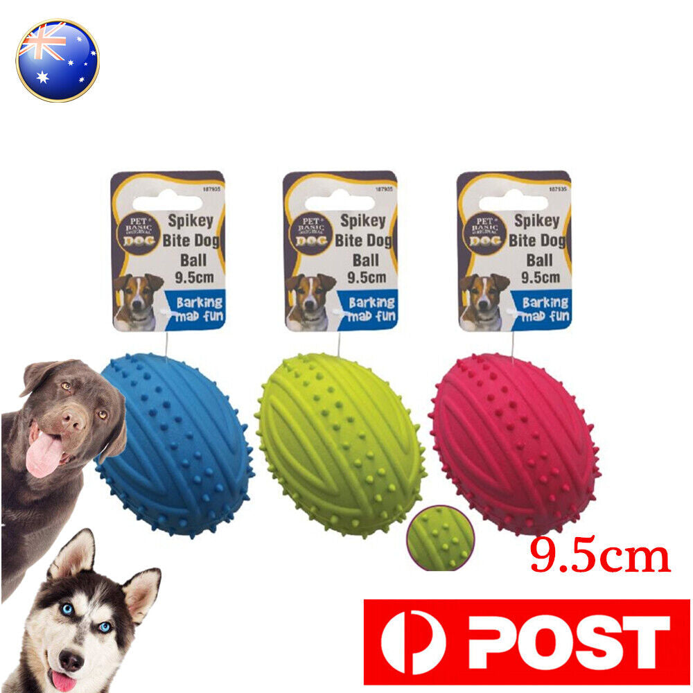 Dog Pet Chew Toys Puppy Dental Teeth Clean Care Play Training Bite Fetch Ball