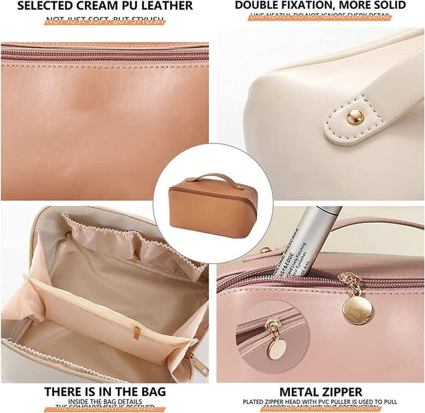 Brown Toiletry Bag – Travel Accessory for Luggage & Essentials
