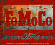 FOMOCO RED FORD GENUINE PARTS