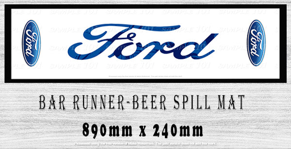 FORD EMBLEM BAR MATS RUNNER