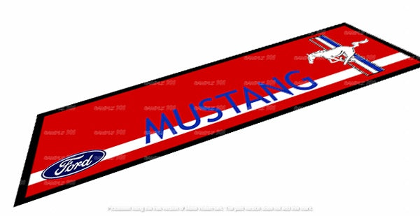 Buy FORD MUSTANG Bar Runner - Enhance Your Bar with Stylish Barware | Tin Sign Factory Australia